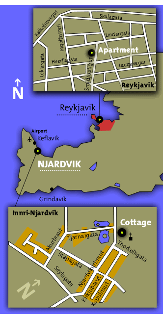 Map of Iceland